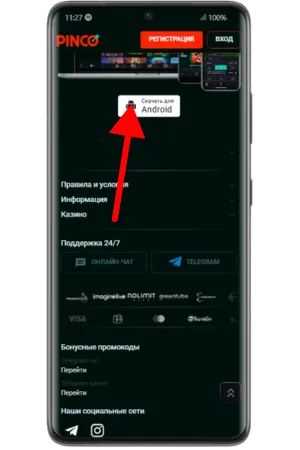 Download button