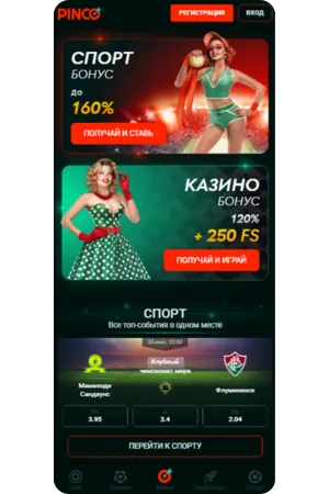 Интерфейс приложения Pinco на Android