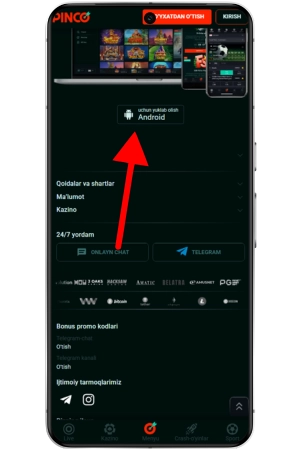 Download button