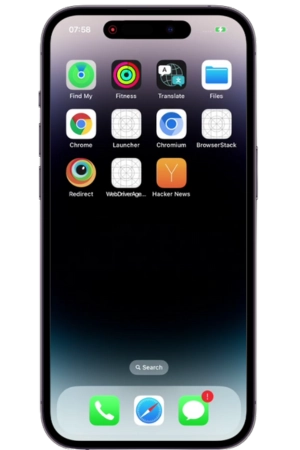 Home screen iPhone